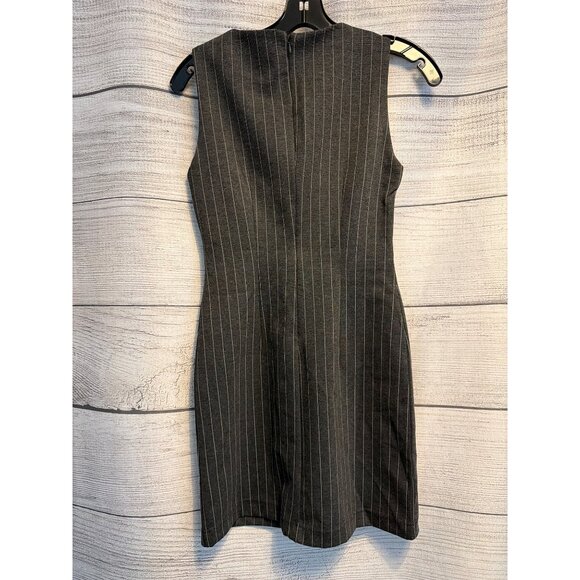 MNG Pinstripe Sheeth Dress Size 0 - Picture 3 of 3